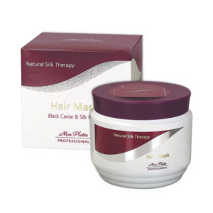 Hair Mask Black Caviar & Natural Silk Therapy for dry colored hair