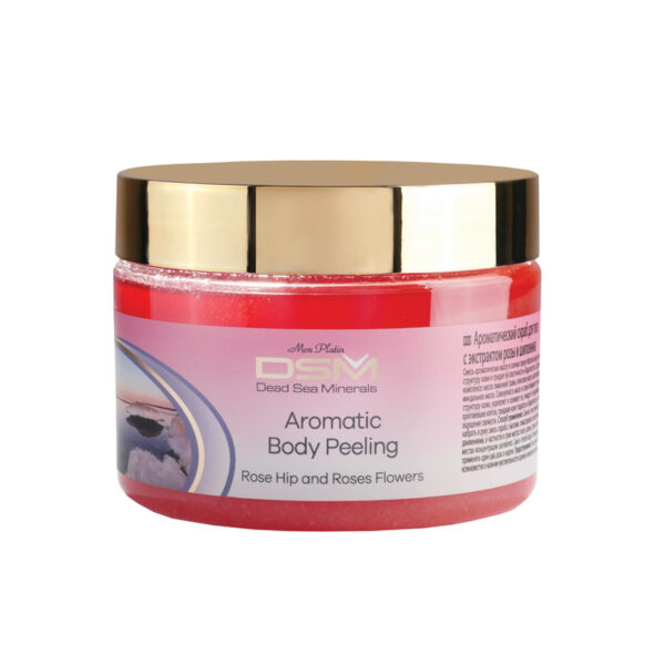Aromatic Body Peeling scented with certain Rose Hip and Roses Flowers